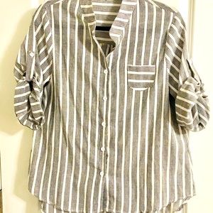 Light cotton striped blouse